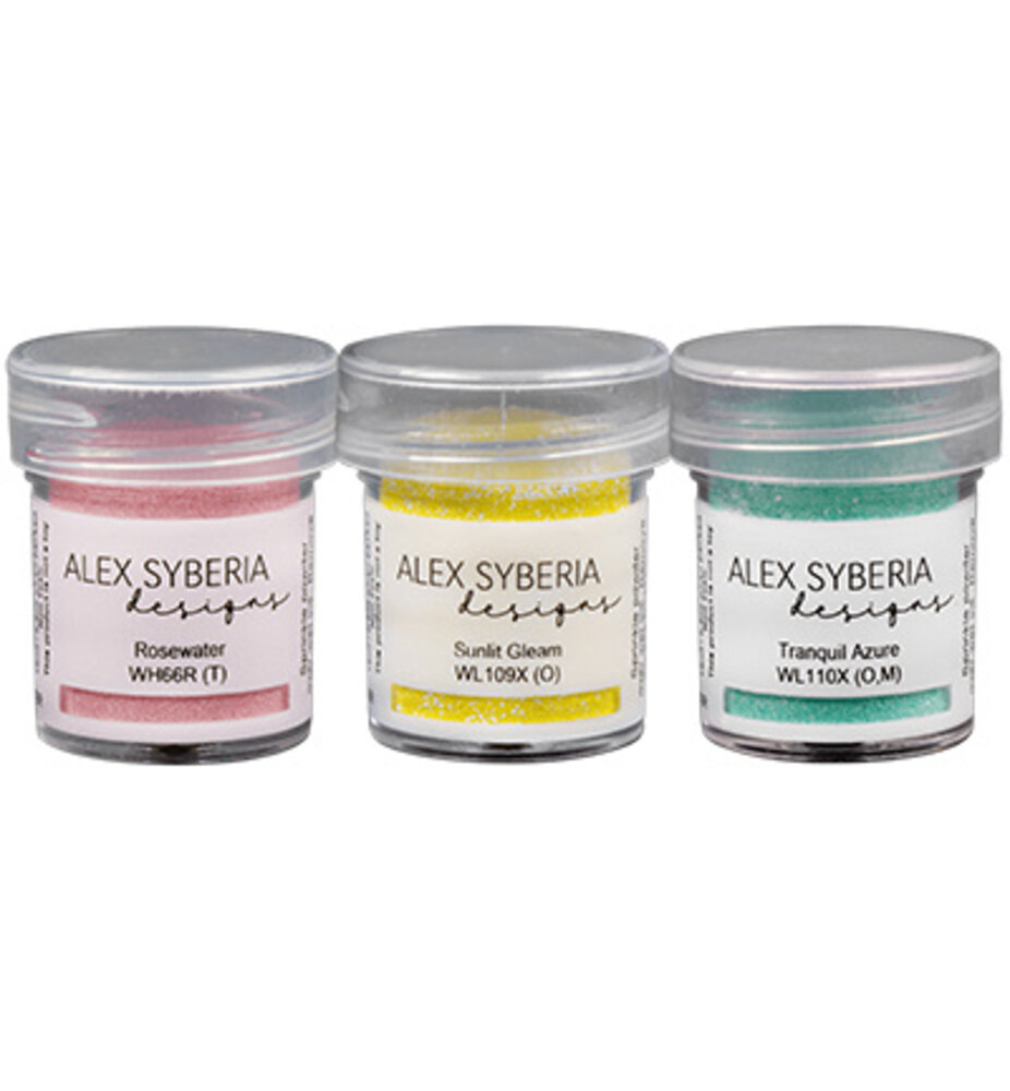 WOW! Trio's Delicate Blooms Embossing Powder Set (WOWKT085) WOW! Trio's Delicate Blooms Embossing Powder Set (WOWKT085)