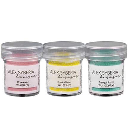 WOW! Trio's Delicate Blooms Embossing Powder Set (WOWKT085) WOW! Trio's Delicate Blooms Embossing Powder Set (WOWKT085)