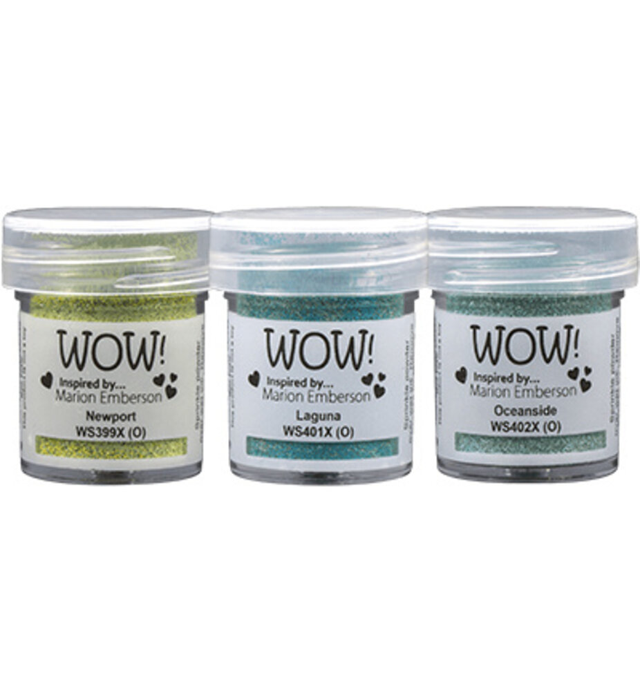 WOW! Trio's Dappled Pearl Effects Embossing Powder Set (WOWKT091) WOW! Trio's Dappled Pearl Effects Embossing Powder Set (WOWKT091)