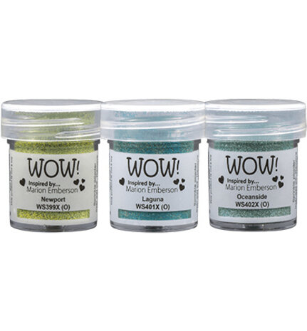 WOW! Trio's Dappled Pearl Effects Embossing Powder Set (WOWKT091) WOW! Trio's Dappled Pearl Effects Embossing Powder Set (WOWKT091)