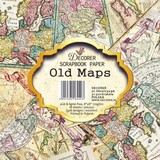 Decorer Old Maps 8x8 Inch Paper Pack (DECOR-B42-440)
