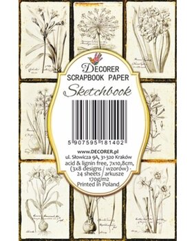 Decorer Sketchbook Paper Pack (7x10,8cm) (DECOR-M140) Decorer Sketchbook Paper Pack (7x10,8cm) (DECOR-M140)