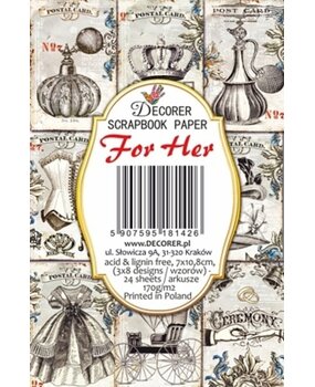 Decorer For Her Paper Pack (7x10,8cm) (DECOR-M142) Decorer For Her Paper Pack (7x10,8cm) (DECOR-M142)