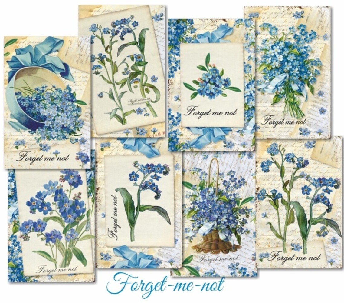 Decorer Forget-me-not Paper Pack (7x10,8cm) (DECOR-M145) Decorer Forget-me-not Paper Pack (7x10,8cm) (DECOR-M145)