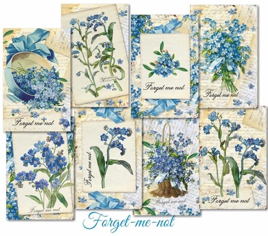 Decorer Forget-me-not Paper Pack (7x10,8cm) (DECOR-M145) Decorer Forget-me-not Paper Pack (7x10,8cm) (DECOR-M145)
