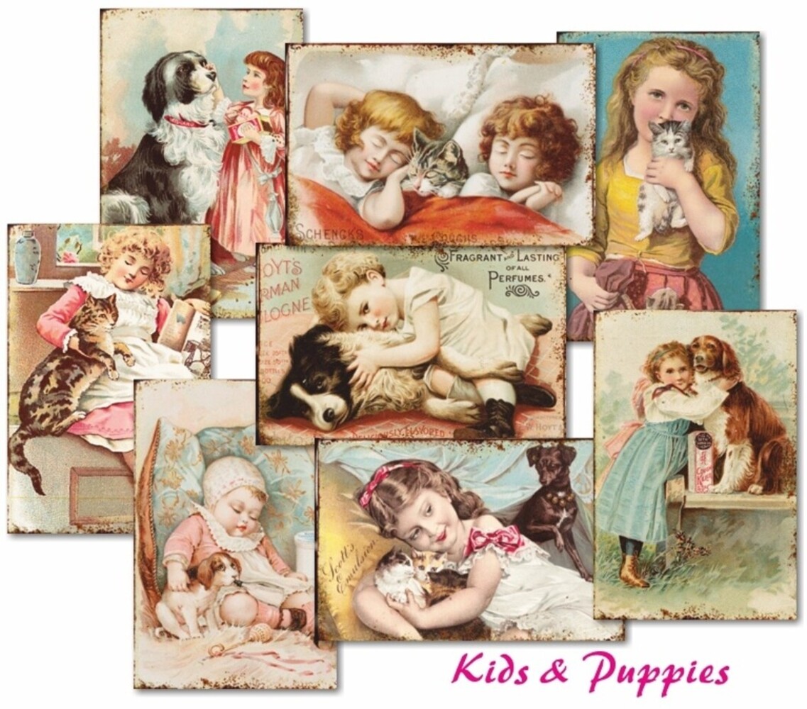 Decorer Kids & Puppies Paper Pack (7x10,8cm) (DECOR-M149) Decorer Kids & Puppies Paper Pack (7x10,8cm) (DECOR-M149)