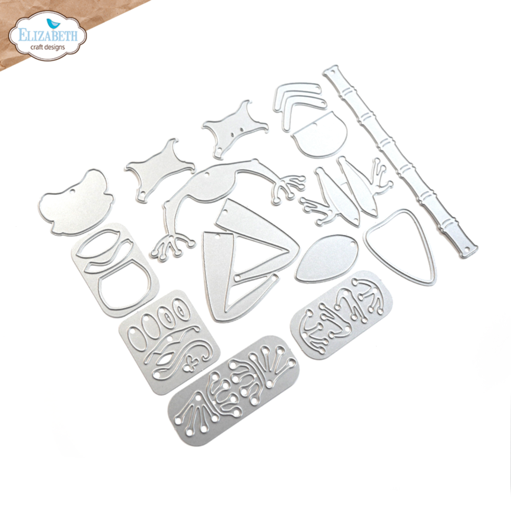 Elizabeth Craft Designs Jungle Party Dies Freddy The Frog (2125) Elizabeth Craft Designs Jungle Party Dies Freddy The Frog (2125)