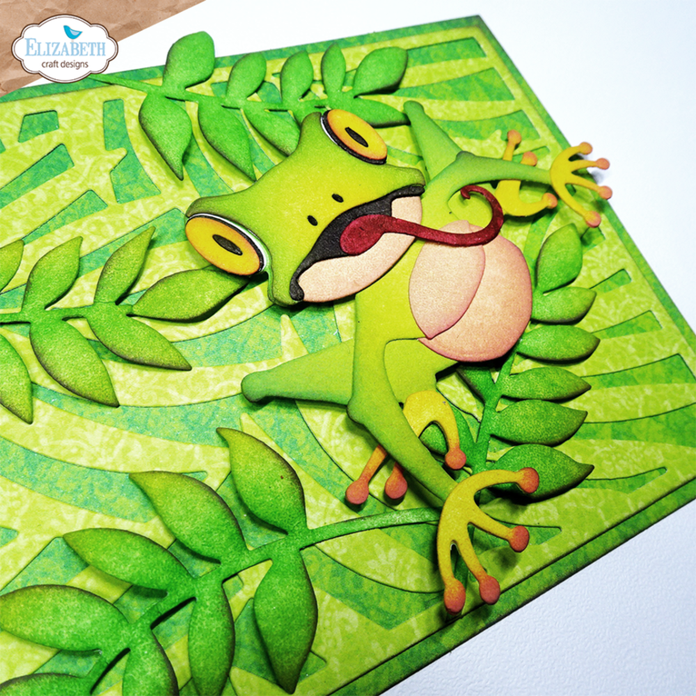 Elizabeth Craft Designs Jungle Party Dies Freddy The Frog (2125) Elizabeth Craft Designs Jungle Party Dies Freddy The Frog (2125)