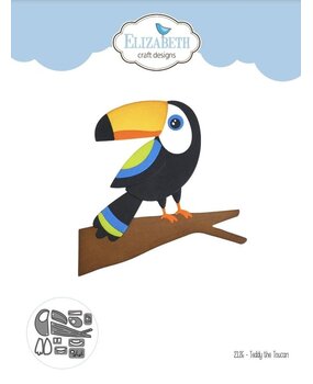 Elizabeth Craft Designs Jungle Party Dies Teddy The Toucan (2126) Elizabeth Craft Designs Jungle Party Dies Teddy The Toucan (2126)