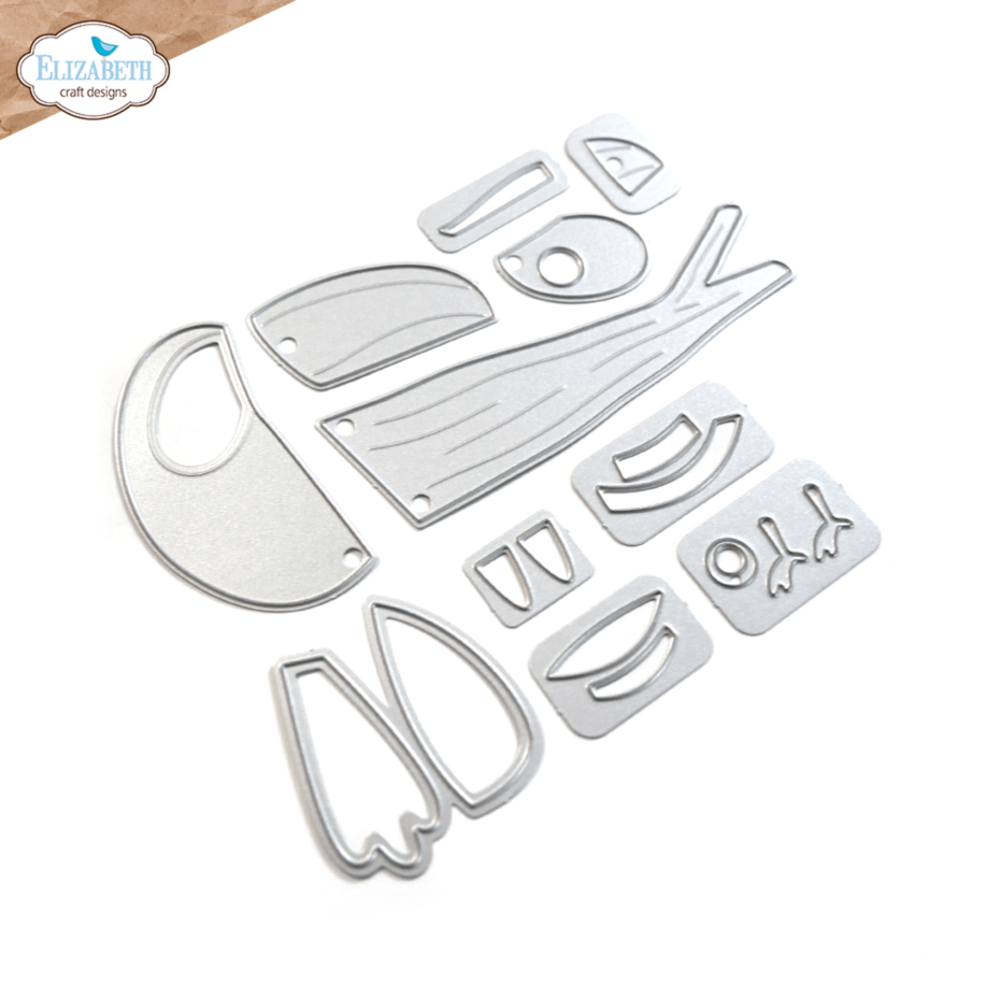 Elizabeth Craft Designs Jungle Party Dies Teddy The Toucan (2126)