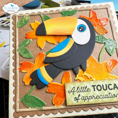 Elizabeth Craft Designs Jungle Party Dies Teddy The Toucan (2126)