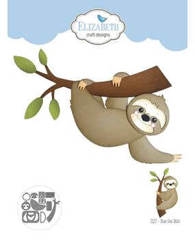 Elizabeth Craft Designs Jungle Party Dies Slow The Sloth (2127) Elizabeth Craft Designs Jungle Party Dies Slow The Sloth (2127)