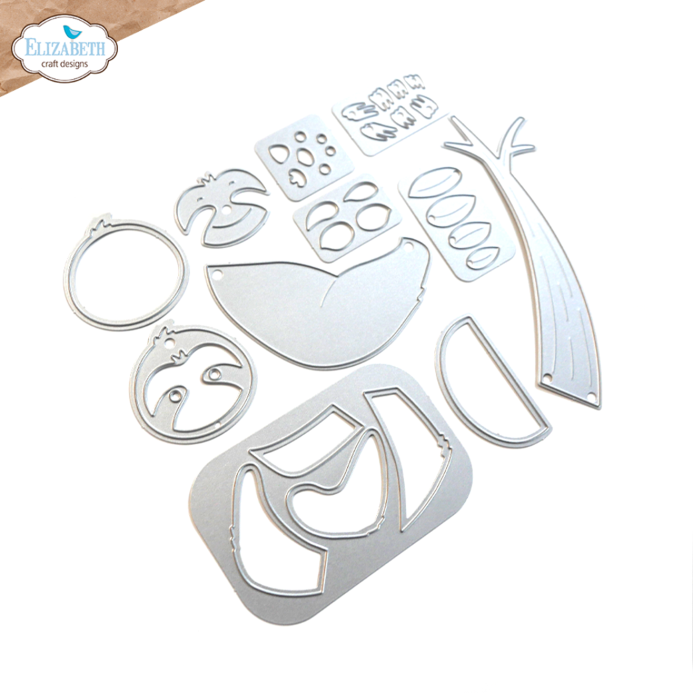 Elizabeth Craft Designs Jungle Party Dies Slow The Sloth (2127)