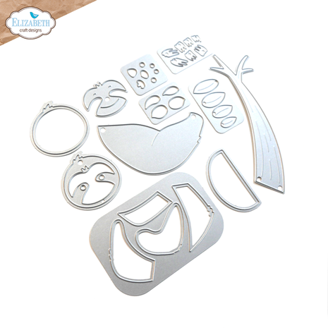 Elizabeth Craft Designs Jungle Party Dies Slow The Sloth (2127)