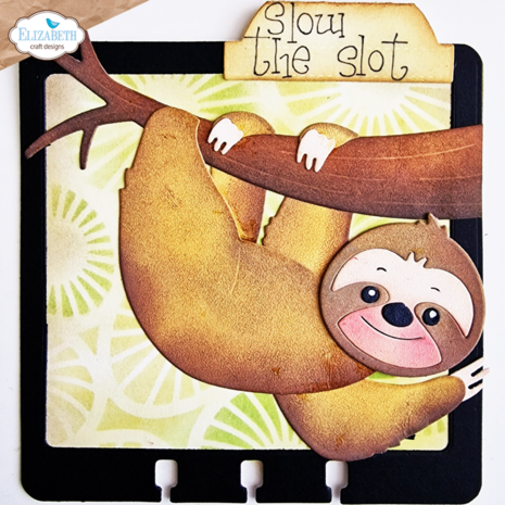 Elizabeth Craft Designs Jungle Party Dies Slow The Sloth (2127)