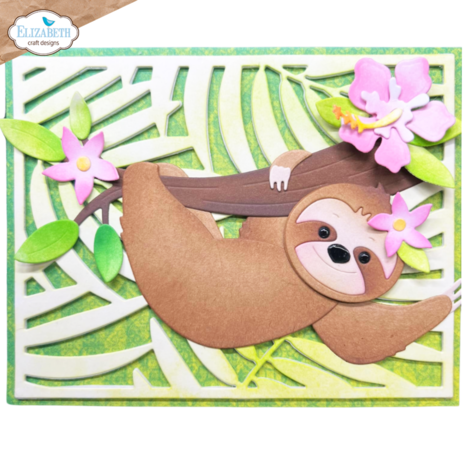 Elizabeth Craft Designs Jungle Party Dies Slow The Sloth (2127)