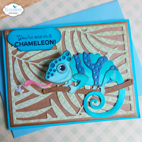 Elizabeth Craft Designs Jungle Party Dies Spy The Chameleon (2128) Elizabeth Craft Designs Jungle Party Dies Spy The Chameleon (2128)
