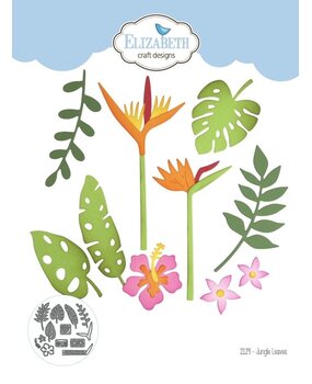 Elizabeth Craft Designs Jungle Party Dies Jungle Leaves (2129) Elizabeth Craft Designs Jungle Party Dies Jungle Leaves (2129)