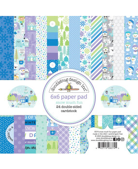 Doodlebug Design Inc. Snow Much Fun 6x6 Inch Paper Pad (8374) Doodlebug Design Inc. Snow Much Fun 6x6 Inch Paper Pad (8374)