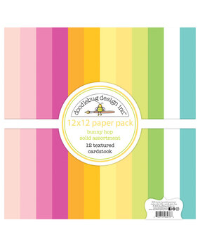 Doodlebug Design Inc. Bunny Hop 12x12 Inch Textured Cardstock Solid Paper Pack (8476) Doodlebug Design Inc. Bunny Hop 12x12 Inch Textured Cardstock Solid Paper Pack (8476)