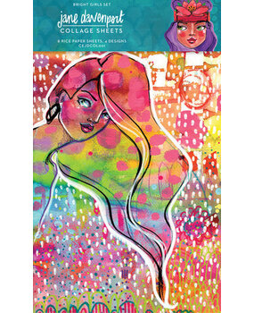 Jane Davenport Collage Sheets A4 Bright Girls (CEJDCOL001)