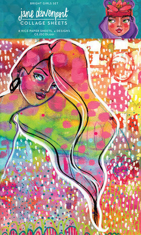 Jane Davenport Collage Sheets A4 Bright Girls (CEJDCOL001) Jane Davenport Collage Sheets A4 Bright Girls (CEJDCOL001)