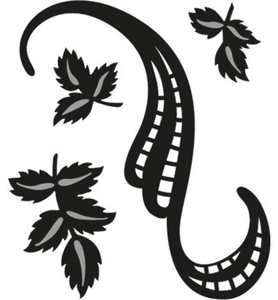 Marianne Design Craftable Tiny's Swirls & Leaves (CR1245) Marianne Design Craftable Tiny's Swirls & Leaves (CR1245)