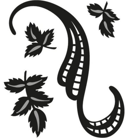 Marianne Design Craftable Tiny's Swirls & Leaves (CR1245) Marianne Design Craftable Tiny's Swirls & Leaves (CR1245)