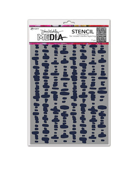 Dina Wakley MEdia Masking Stencil Dash Columns (MDS83078) Dina Wakley MEdia Masking Stencil Dash Columns (MDS83078)