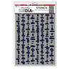 Dina Wakley MEdia Masking Stencil Dash Columns (MDS83078) Dina Wakley MEdia Masking Stencil Dash Columns (MDS83078)