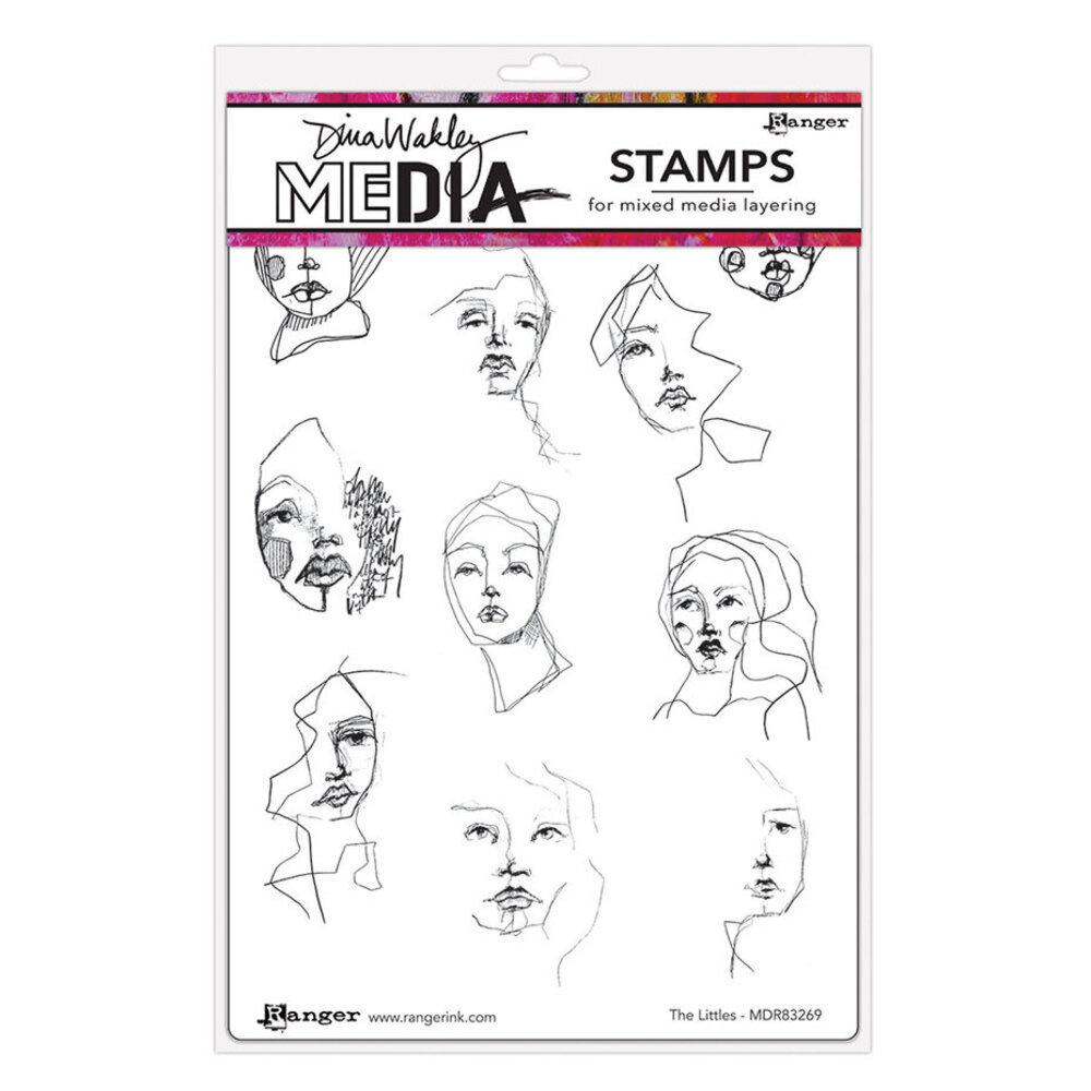 Dina Wakley MEdia The Littles Cling Stamps (MDR83269) Dina Wakley MEdia The Littles Cling Stamps (MDR83269)