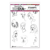 Dina Wakley MEdia The Littles Cling Stamps (MDR83269)