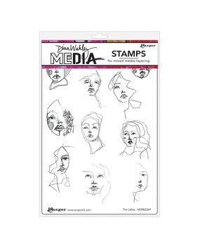 Dina Wakley MEdia The Littles Cling Stamps (MDR83269) Dina Wakley MEdia The Littles Cling Stamps (MDR83269)