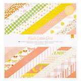 American Crafts Hello Little Girl 12x12 Inch Paper Pad (34030038)