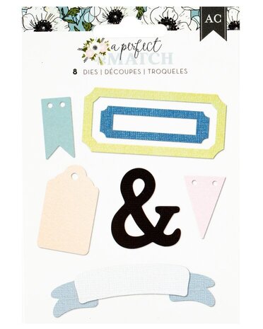 American Crafts A Perfect Match Dies (34025968)