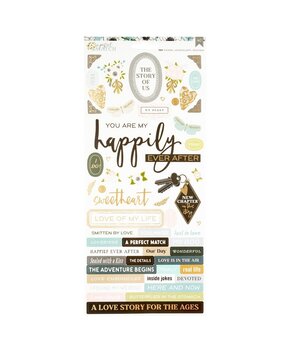 American Crafts A Perfect Match 6x12 Inch Stickers (34025959) American Crafts A Perfect Match 6x12 Inch Stickers (34025959)