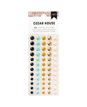 American Crafts Cedar House Enamel Stickers (34030345) American Crafts Cedar House Enamel Stickers (34030345)