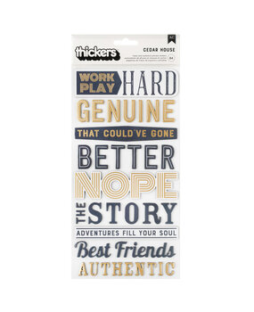 American Crafts Cedar House Thickers Phrase (34030340) American Crafts Cedar House Thickers Phrase (34030340)