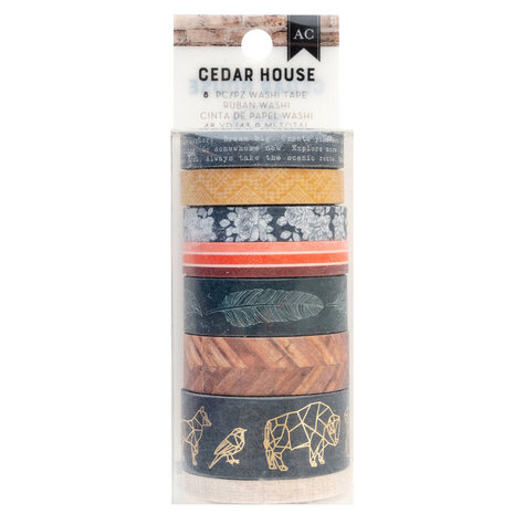 American Crafts Cedar House Washi Tape Spools (34030344) American Crafts Cedar House Washi Tape Spools (34030344)