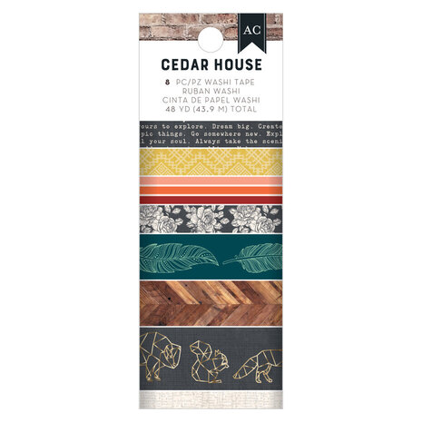 American Crafts Cedar House Washi Tape Spools (34030344) American Crafts Cedar House Washi Tape Spools (34030344)
