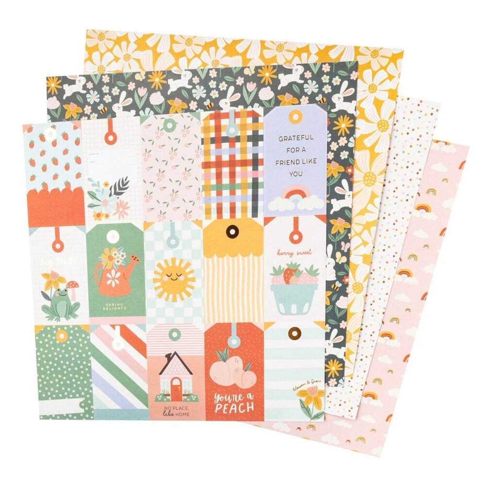 Pebbles Sunny Bloom 12x12 Inch Paper Pad (34030118) Pebbles Sunny Bloom 12x12 Inch Paper Pad (34030118)