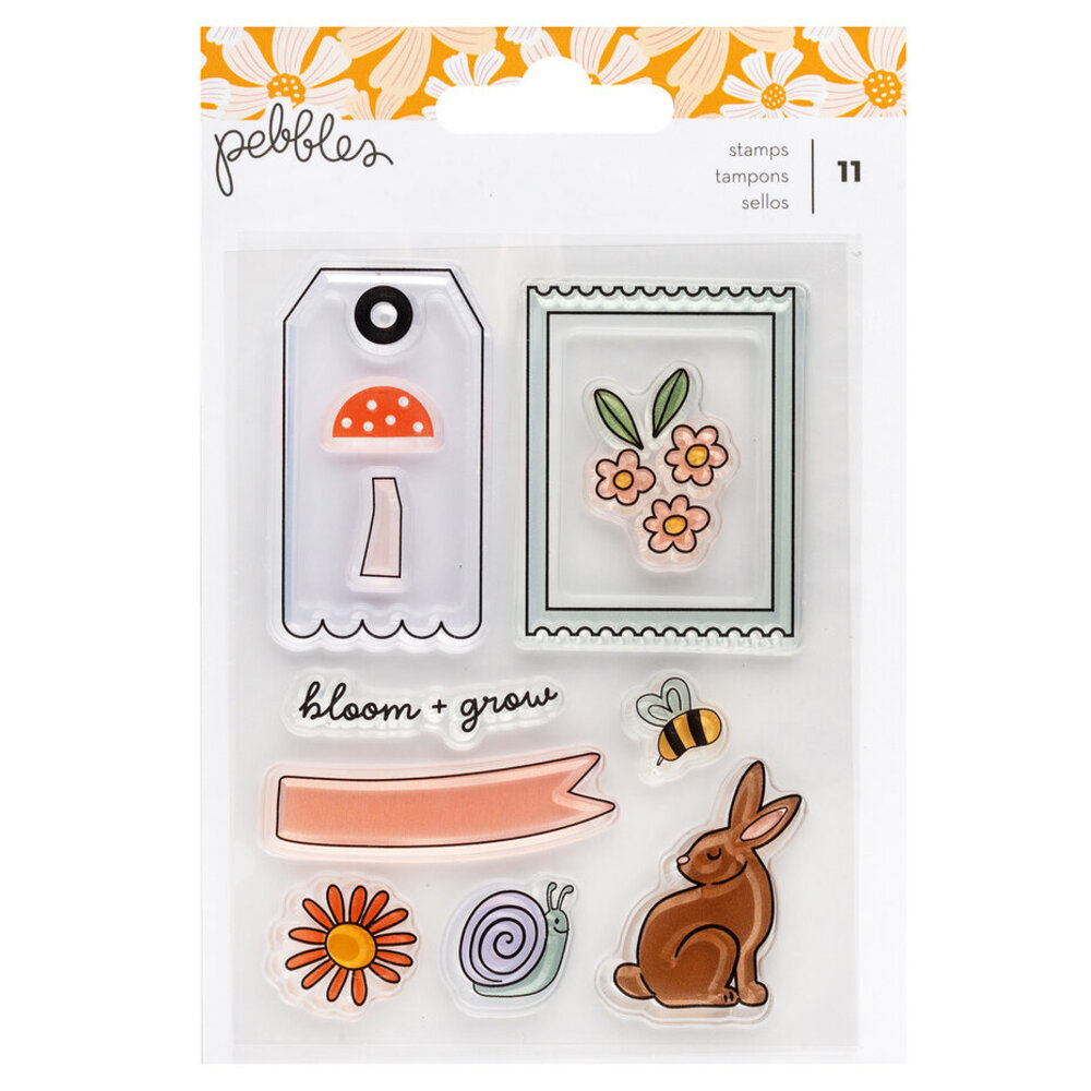 Pebbles Sunny Bloom Clear Stamps (34030129) Pebbles Sunny Bloom Clear Stamps (34030129)