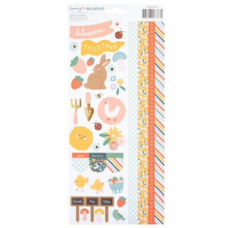 Pebbles Sunny Bloom 6x12 Inch Stickers (34030122) Pebbles Sunny Bloom 6x12 Inch Stickers (34030122)