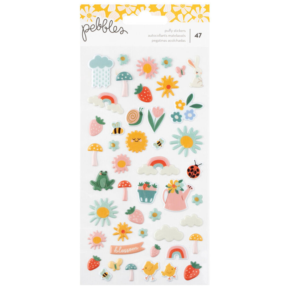 Pebbles Sunny Bloom Puffy Stickers Icons (34030124) Pebbles Sunny Bloom Puffy Stickers Icons (34030124)
