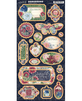 Graphic 45 Blossom Chipboard (4502162) Graphic 45 Blossom Chipboard (4502162)