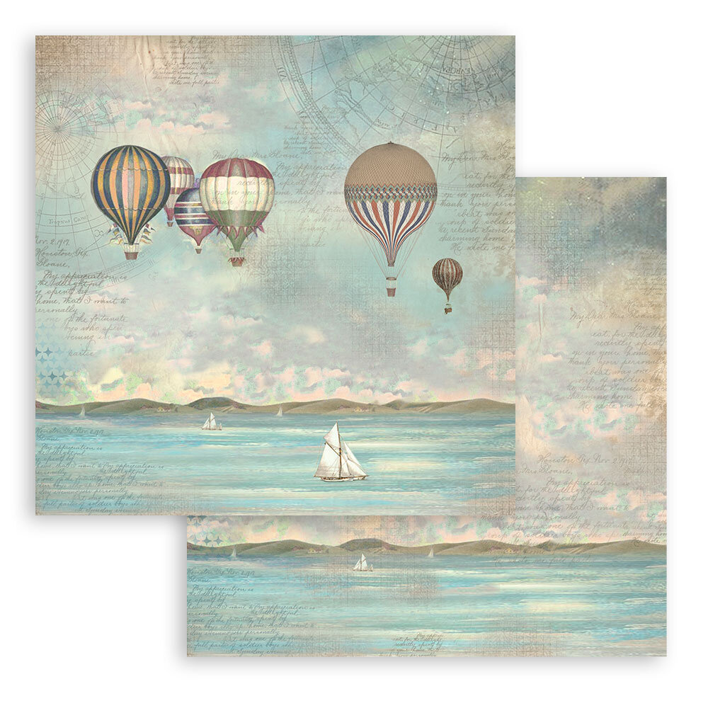 Stamperia Sea Land 12x12 Inch Paper Pack (SBBL37) Stamperia Sea Land 12x12 Inch Paper Pack (SBBL37)