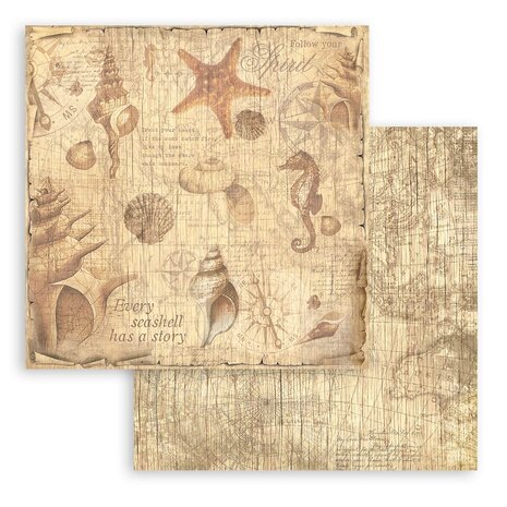 Stamperia Sea Land 8x8 Inch Paper Pack (SBBS101) Stamperia Sea Land 8x8 Inch Paper Pack (SBBS101)