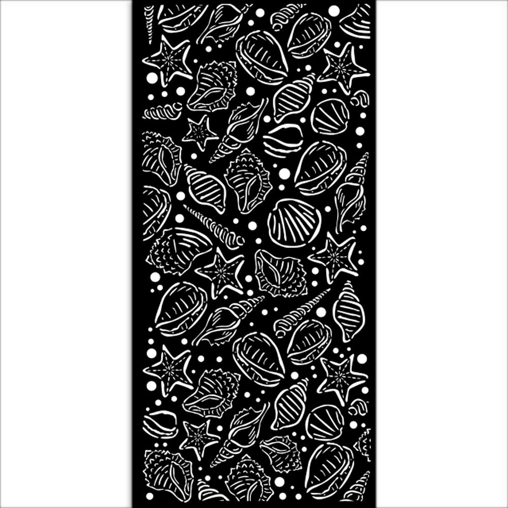 Stamperia Sea Land Thick Stencil 12x25cm Shells (KSTDL90) Stamperia Sea Land Thick Stencil 12x25cm Shells (KSTDL90)