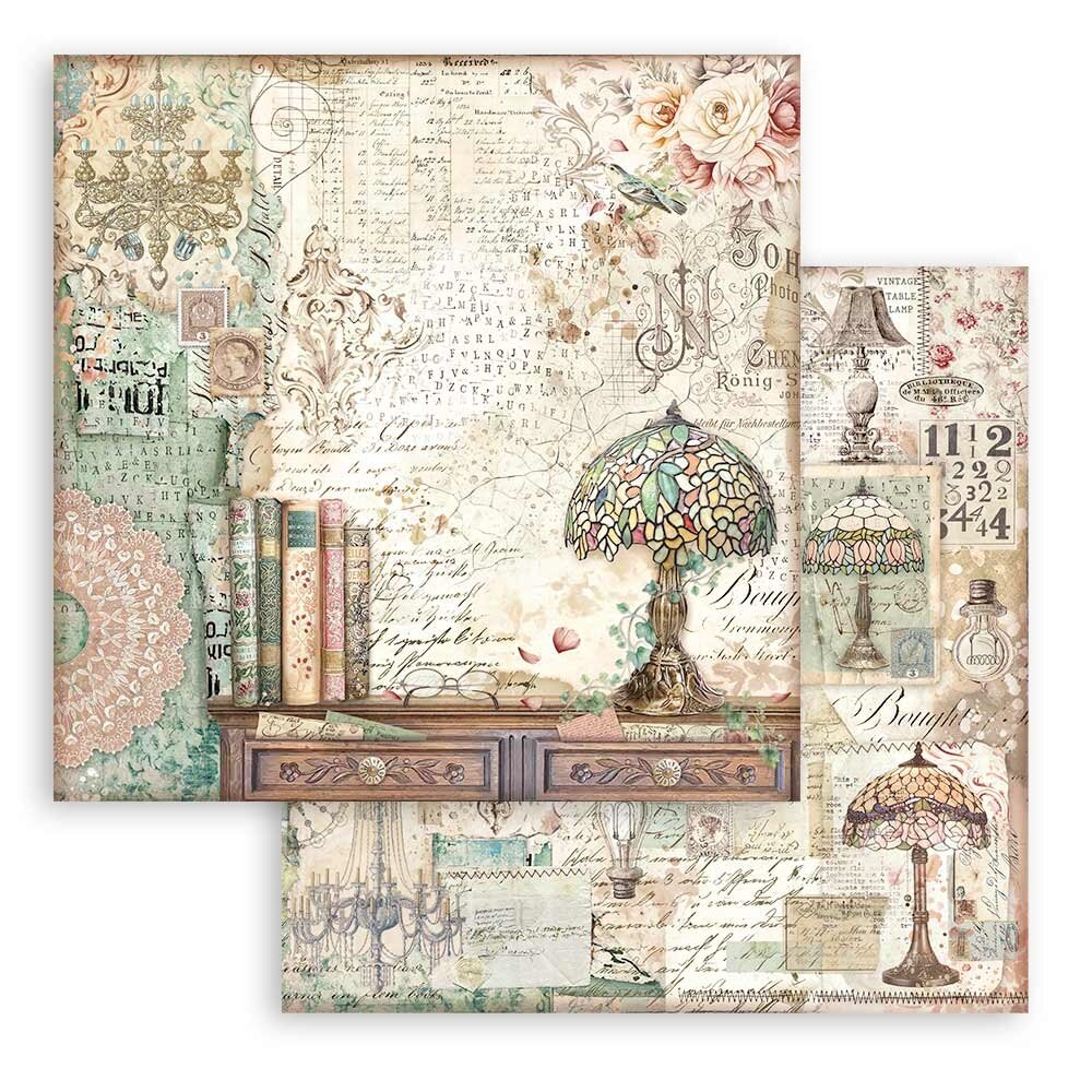 Stamperia Brocante Antiques 8x8 Inch Paper Pack (SBBS100) Stamperia Brocante Antiques 8x8 Inch Paper Pack (SBBS100)