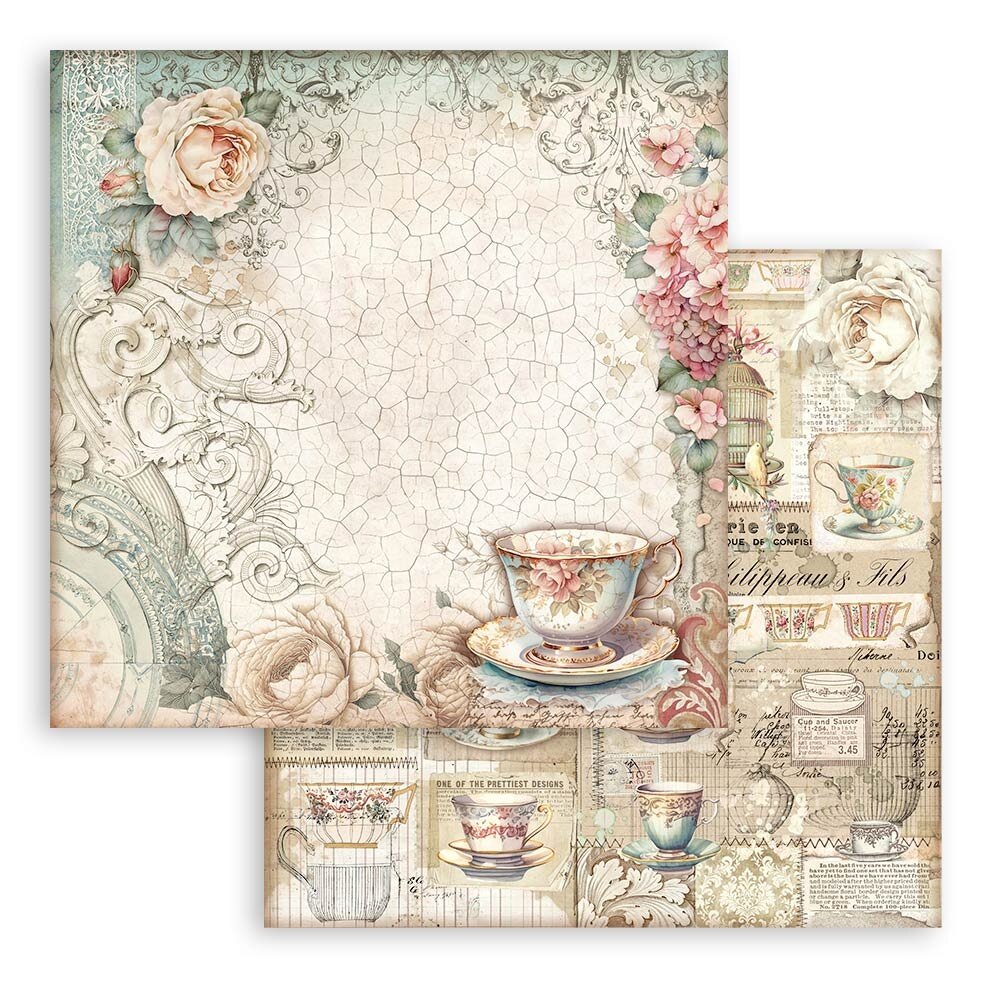 Stamperia Brocante Antiques 8x8 Inch Paper Pack (SBBS100) Stamperia Brocante Antiques 8x8 Inch Paper Pack (SBBS100)